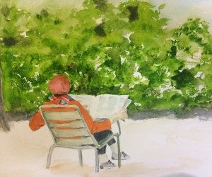 Luxembourg-Garden-Lady