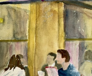 Chatting in Paris